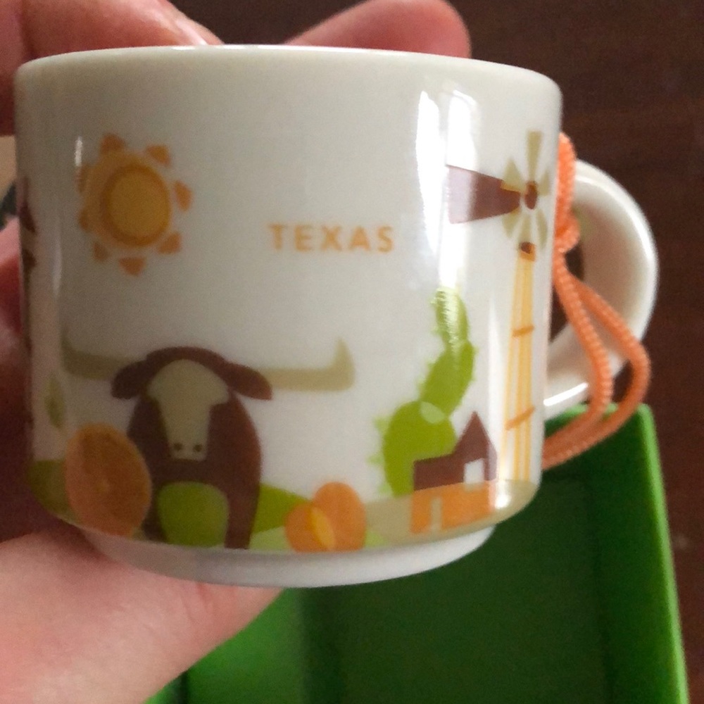 Starbucks you are here collection Texas ornament
